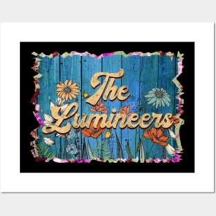 Vintage Lumineers Name Flowers Limited Edition Classic Styles Posters and Art